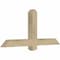 Ekena Millwork Eugene Rough Sawn Timber Gable Bracket, Douglas Fir, 48"W x 22"H x 4"D x 4"F, 11/12 Pitch GBW048X22X0404EUG00RDF - alternate 3